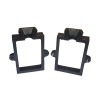 bestbuywholesalers Set of 2 Cast Iron Flask Mold Frames Sand