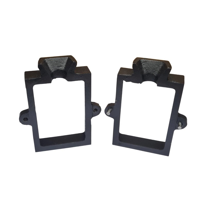 bestbuywholesalers Set of 2 Cast Iron Flask Mold Frames Sand