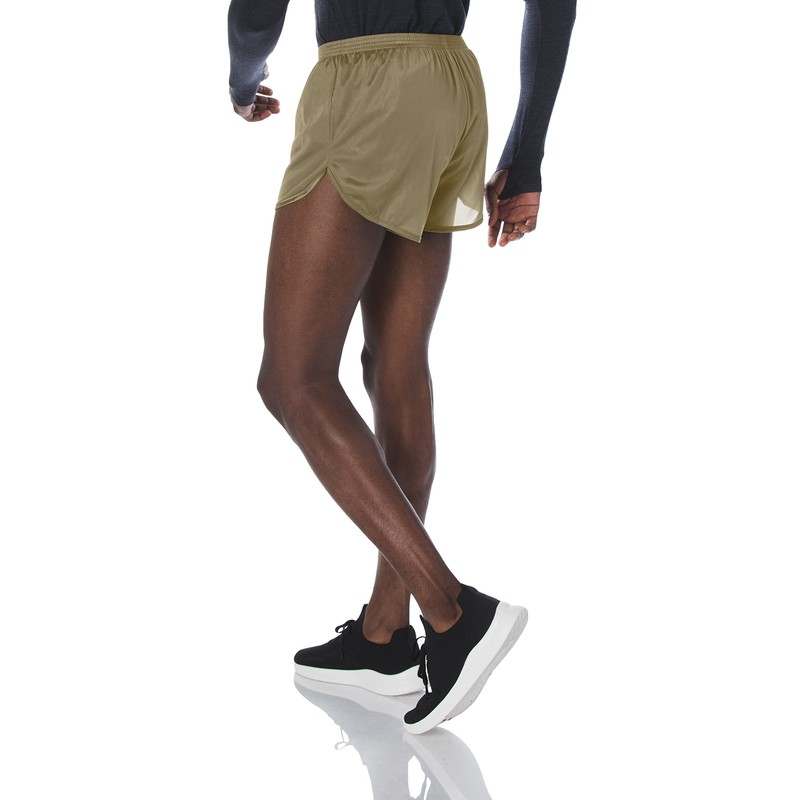 Soffe Mens Ranger Panty Running Short, Tan, Large