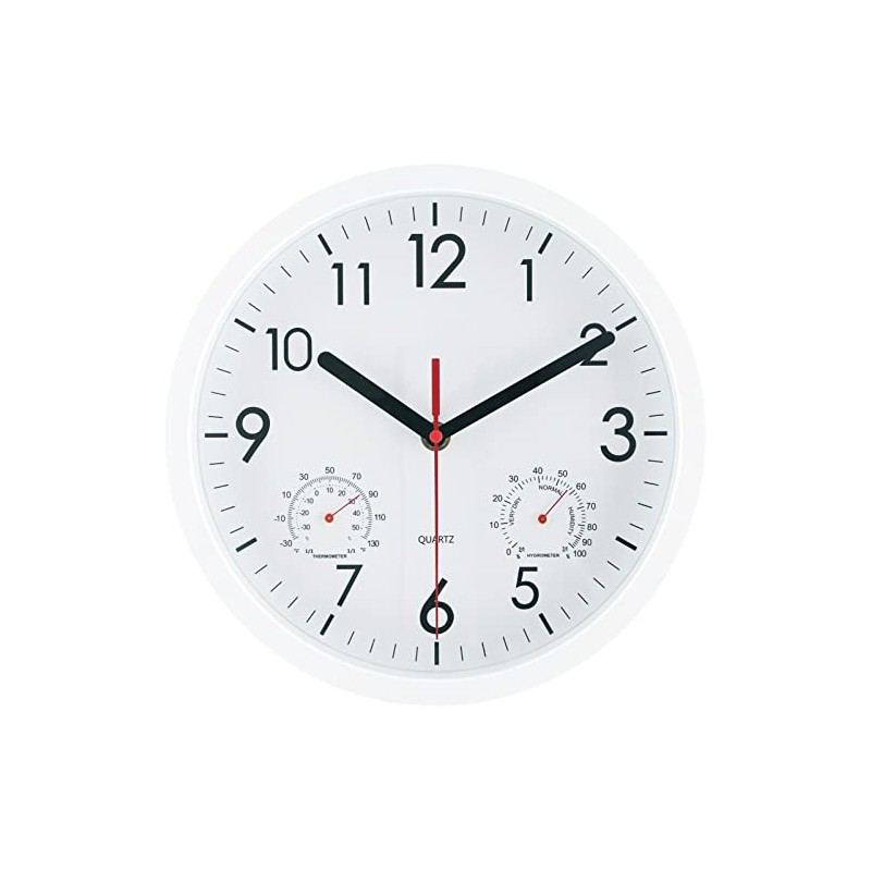 Fuji Boeki 37861 Wall Clock, Width 9.8 x Depth 1.6