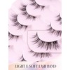 Ukrizi False Eyelashes Cat Eye Lashes Wispy Lashes Fake Lashes