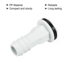 sourcing map Air Conditioner Drain Hose Connector 15mm Tube Straight