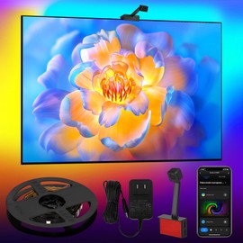 Tira Luces Led para TV, Wi-Fi TV Backlight con Camera, Admite TV de 50-70 pulgadas, APP Control, Músic Modo Funciona con Alexa y Google Assistant para Juego y Entretenimiento Doméstico