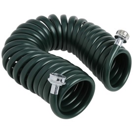 Plastair SpringHose PUWE625B94H-AMZ Light EVA Lead Free Drinking Water Safe Recoil Garden Hose, Green, 3/8-Inch by 25-Foot