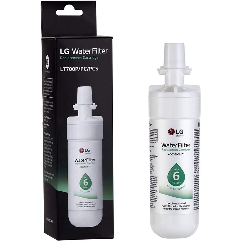 LG LT700P Filtro de Agua para refrigerador, estándar, Color Blanco