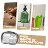 SAFIGLE 4Pcs Travel Squeezable Shampoo Conditioner Bottles Refillable Toiletries Containers