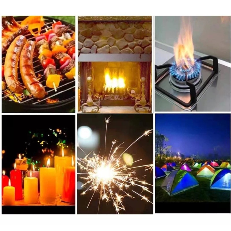 CL Electrico Plasma Led Encendedor Sin Llama Flexible Seguro