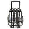 NiceAndGreat Rolling Clear Backpack Heavy Duty Bookbag Quality See Through