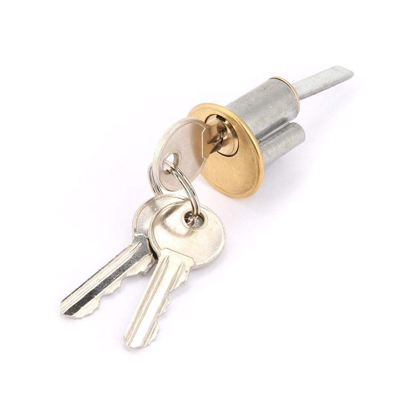 LZKW Heavy Duty Metal Anti-Gate Locks, Key Lock for Iron