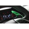 iJDMTOY Green CNC Billet Aluminum Larger Paddle Shifter Extensions Compatible