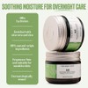Crema de noche con aloe vera para pieles sensibles, vegana,