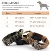 Tactical Dog Collar, Adjustable Military Training Nylon Dog Collar with