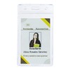 Sormasha Porta Gafete o Credencial, PVC Alta Transparencia Calibre S10