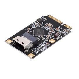 NFHK Mini PCI-E PCI Express to Slimline SFF-8654 SATA 3.0 Four Ports Adapter Converter 6Gbps Disk Extension Card for SSD
