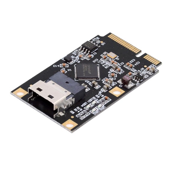 NFHK Mini PCI-E PCI Express to Slimline SFF-8654 SATA 3.0