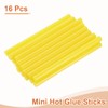 sourcing map 16 Pcs Mini Hot Glue Sticks, 0.28" Dia