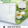 Plants Bathroom Mat Cute Absorbent Bath Rug Non Slip and