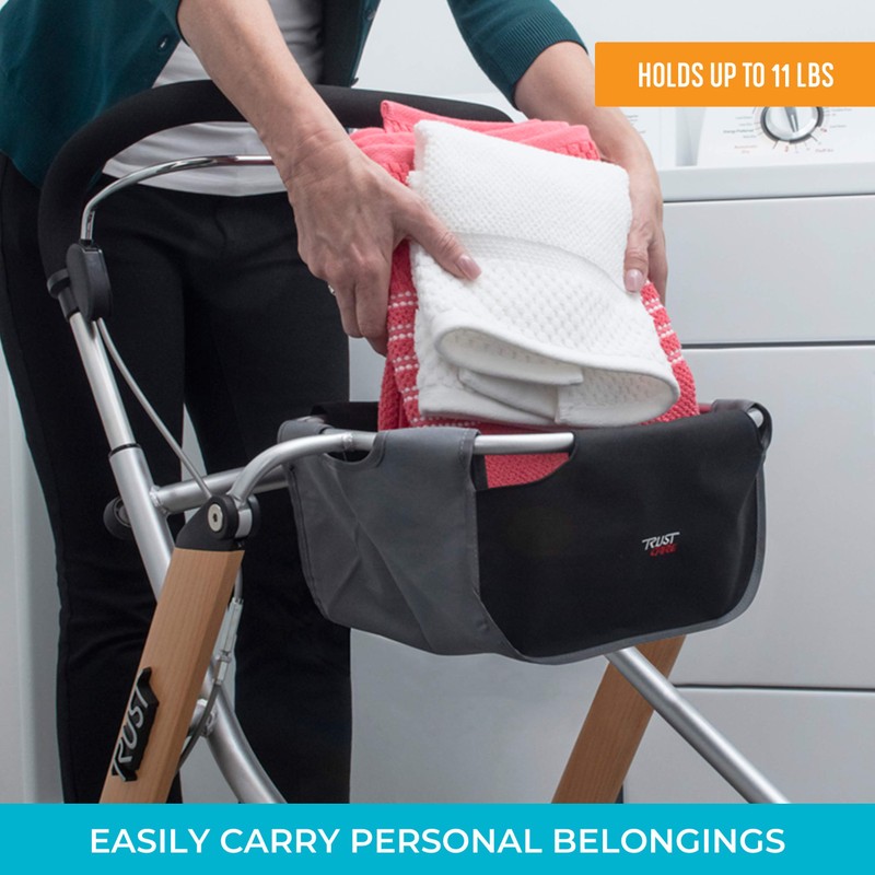 Stander Replacement Bag Accessory, Rolling-Walker Storage Pouch for Adults, Seniors,
