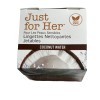 Just for Her Flushable Cleansing Wipes Coconut Water Individually wrapped