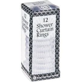 Royal Crest Clear Shower Curtain Rings