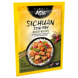Simply Asia Sichuan Stir-Fry Rice Bowl Seasoning Mix, 0.75 oz (Pack of 12)