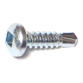 Unbranded #8-18 x 5/8" Zinc Square Drive Pan Head Self-Drilling Screws (100 pcs.)