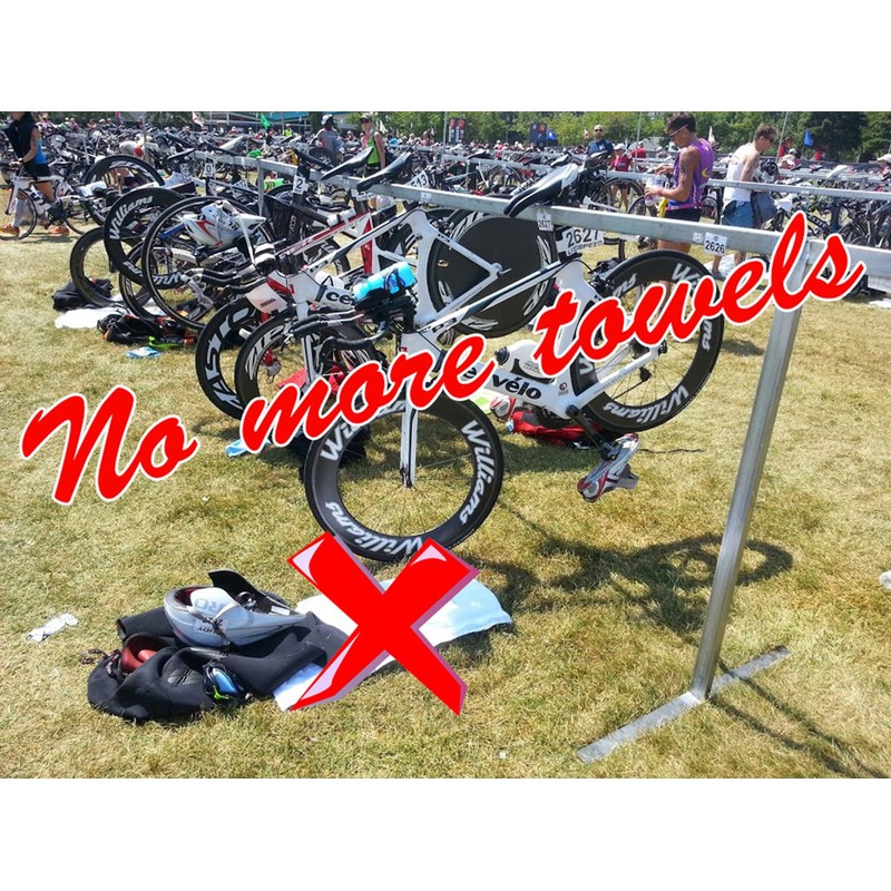 SLS3 Triathlon Transition Mat – Large Neoprene Mat for Triathletes