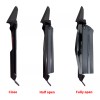 HDBUBALUS Dark Smoke Adjustable Air Deflectors Fit For Honda Gold