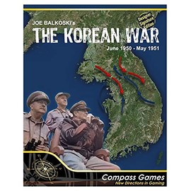 CPS Compass Games CPS: The Korean War: June 1950 - May 1951, Designer Signature Edition Board Game