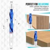 Downcut Spiral Flush Trim Router Bit 1/4 Inch Shank, Bottom