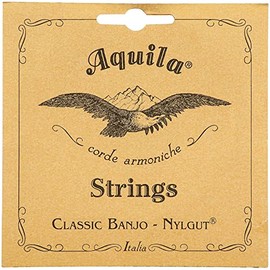 AQUILA Classic Banjo String Set, 6B, Light Tension, All Nylgut