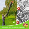 KOCASO 13.43FT High Reach Fruit Picker,Pole with Harvest Bag Heavy