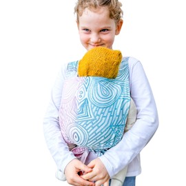 Hoppediz Jaipur Doll Carrier for Dolls and Cuddly Toys Cream