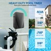 BN-LINK Pool Timer, Outdoor Mechanical Timer Switch for Water Heater,
