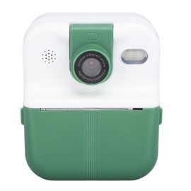 Qiilu Cámara de Video para Niños, Cámara Digital Selfie con Pantalla de 2.4 Pulgadas de Impresión Instantánea con Videos 1080P Cámara de Viaje Portátil para Niños Niñas de 3 a 12