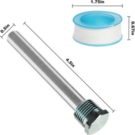 RV Water Heater Magnesium Anode Rod 11553-4.5“, 1/2" NPT/Compatible with Atwood Heaters，for RV, Camper and Trailer Water Heaters-2Pack