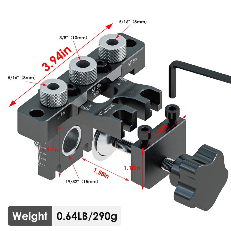 Self Centering Doweling Jig Kit - Dowel Jig Kit for
