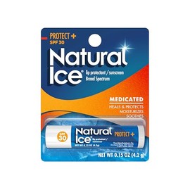 Mentholatum Natural Ice Sunscreen/Lip Protectant SPF 30 Sport 1 Each ( Pack of 12)