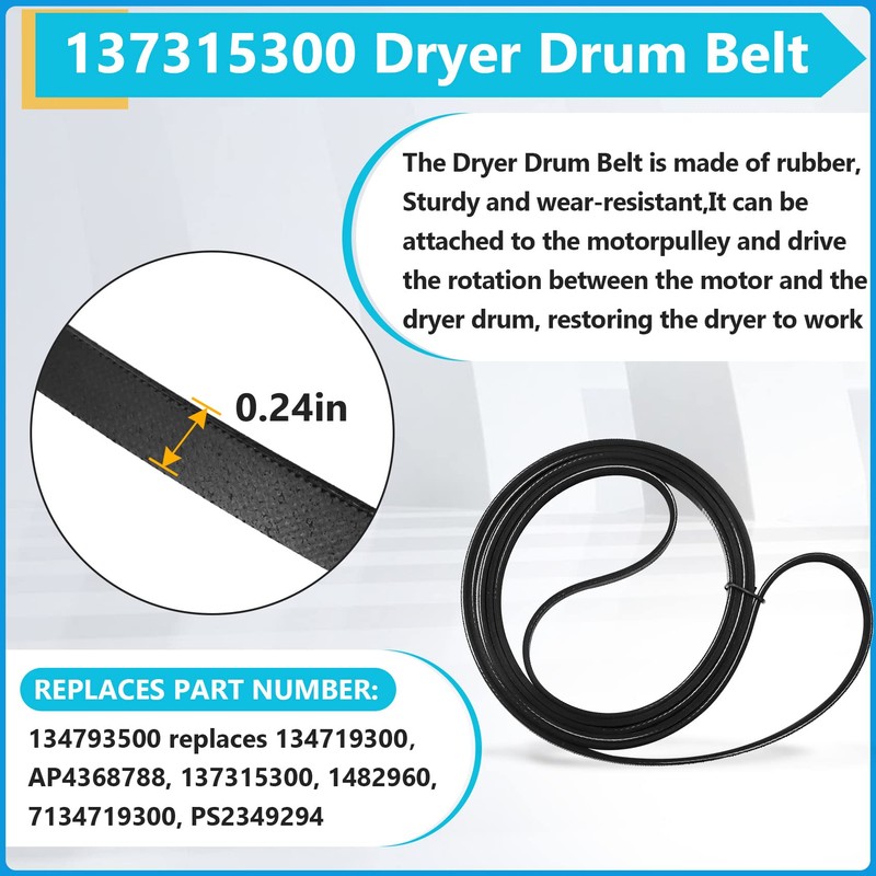 Casmer Dryer Repair Kit Compatible With electrolux Dryers Includes 137315300
