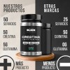 Creatina + Glutamina 50 Servicios Black 1kg Varios Sabores