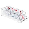 iDesign Fridge Organiser for Cans, Stackable Storage Container for up
