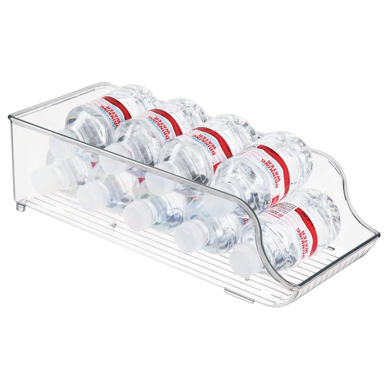 iDesign Fridge Organiser for Cans, Stackable Storage Container for up