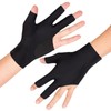 Homequarry Elastic 3 Finger Billiard Gloves - Snooker Cue Sports