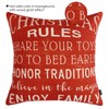 TRENDIN Christmas Pillow Covers 18x18 for Christmas Decorations Christmas Throw