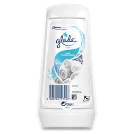 Glade Solid Gel Air Freshener, Odour Eliminator for Home & Bathroom, 150 g, Clean Linen, Pack of 1