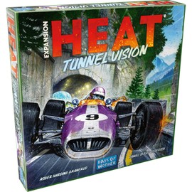 Heat: Tunnel Vision Board Game Expansion - New Tracks, Championship Season & Front Wing Module! Racing Strategy Game for Kids & Adults, Ages 10+, 1-7 Players, 60 Min Playtime, Made by Days of Wonder