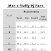 ENJOYNIGHT Mens Fleece Pajama Pant Fluffy Sleep Bottoms Plush Lounge