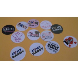 Unbranded Pre Cut One Inch Bottle Cap Images I Love My Marine Daddy Mix Free Shipping - photo, 15 images