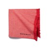 Dean and Deluca Cotton Chambray Napkins, Red, Approx. 17.7 x