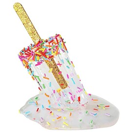 Melting Popsicle Ornaments Resin Ice Cream Statues Candy Statue for Home Decoration Crafts